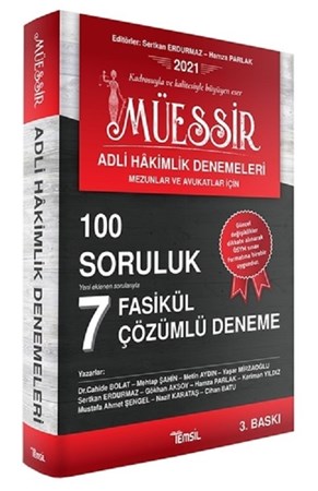 Adli Hakimlik Denemeleri Müessir  (Mezunlar Ve Avukatlar İçin)