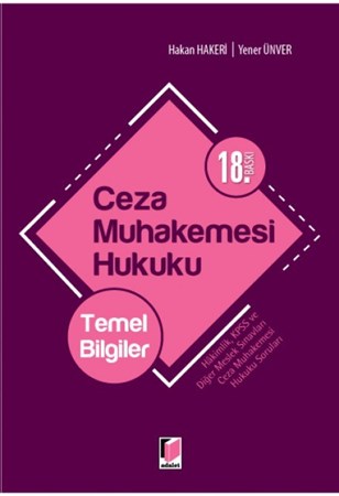 Ceza Muhakemesi Hukuku Temel Bilgiler