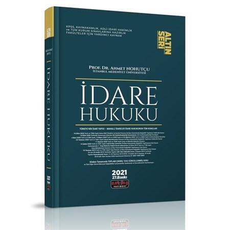 İdare Hukuku Konu Anlatımı Altın Seri