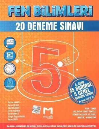 5. Sınıf Fen Bilimleri 20 Deneme