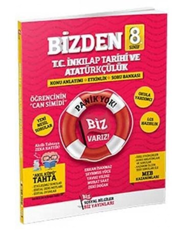 8. Sınıf LGS Bizden T.C. İnkılap Tarihi ve Atatürkçülük Konu Anlatımlı Soru Bankası
