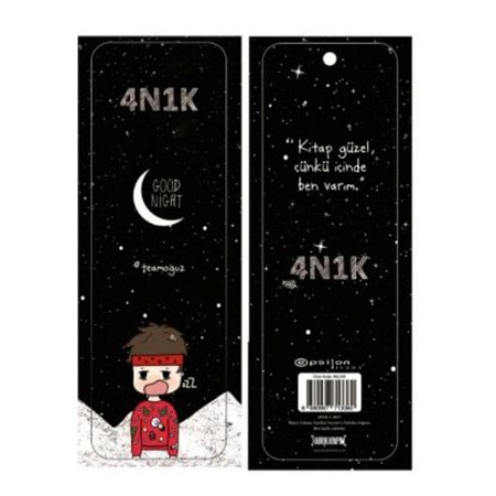 4N1K Kitap Ayraçı Teamoğuz Nkl 301