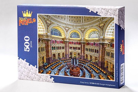 Kitap Serisi Abd Kongre Kütüphanesi 500 Parça Puzzle Kt08 D