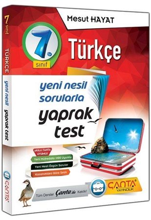 7. Sınıf Türkçe Yaprak Test