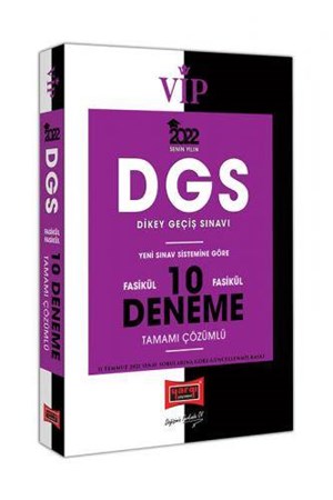 VİP DGS Tamamı Çözümlü Fasikül Fasikül 10 Deneme