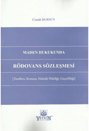 Maden Hukukunda Rödovans Sözleşmesi