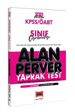 ÖABT Sınıf Öğretmenliği Alanperver Yaprak Test