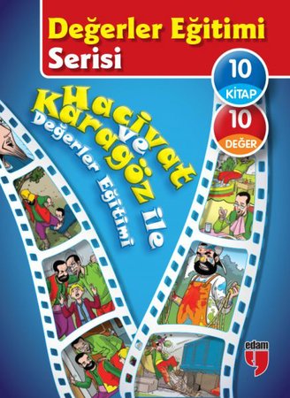 Değerler Eğitimi Serisi - Hacivat ve Karagöz ile Değerler Eğitimi (10 Kitaplık Set)