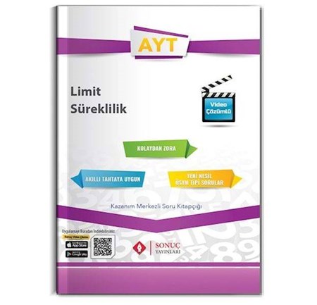 Sonuç Ayt Limit Süreklilik Kazanım Merkezli Soru Kitapıçğı (Yeni)
