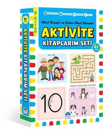 Aktivite Kitaplarım Seti 4+ Yaş - Okul Öncesi ve Erken Okul Dönemi
