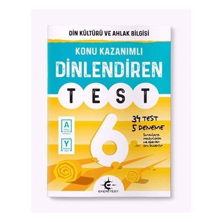 6. Sınıf Din Kültürü ve Ahlak Bilgisi Dinlendiren Test