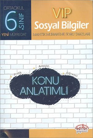 Editör 6.sınıf Vip Sosyal Bilgiler Konu Anlatımlı