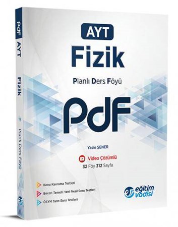 AYT Fizik Planlı Ders Föyü Video Çözümlü