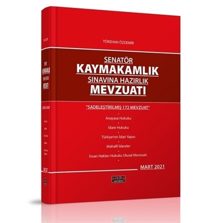 Senatör Kaymakamlık Sınavına Hazırlık Mevzuatı