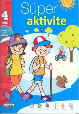 Süper Aktivite Çıkartmalı Kitabım 4 Yaş