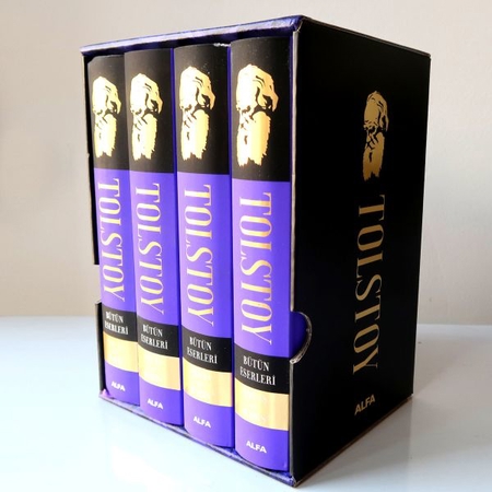 Tolstoy Bütün Eserleri - Ciltli 4 Kitap Takım