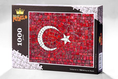 Bayrak Mozaik1000 Parça Puzzle Tr05 M