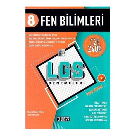 İşleyen Zeka 8. Sınıf LGS Fen Bilimleri Denemeleri