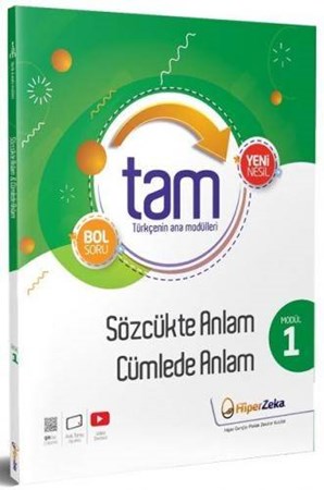 8. Sınıf TAM Türkçe nin Ana Modülleri-1 Sözcükte Anlam ve Cümlede Anlam