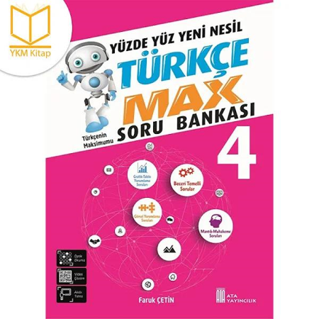 Ata Yayınları 4. Sınıf Soru Bankası Max Türkçe 