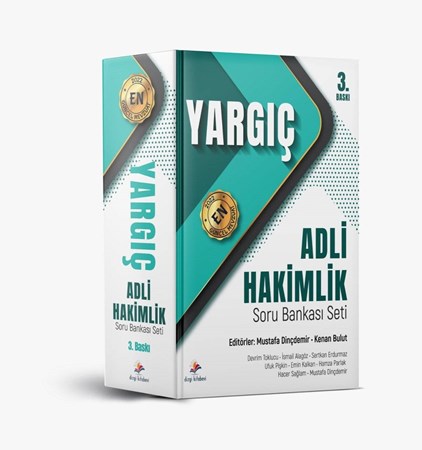 Yargıç Adli Hakimlik Çözümlü Soru Bankası Seti