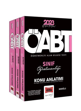 ÖABT Sınıf Öğretmenliği Konu Anlatımı (3 Cilt) 2023
