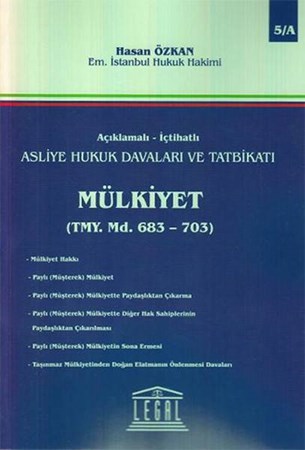 Asliye Hukuk Davaları Ve Tatbikatı Mülkiyet 2 Cilt Takım