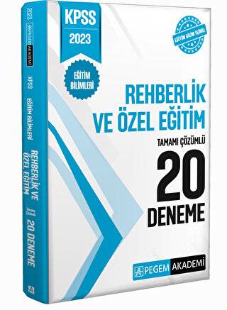 2023 KPSS Eğitim Bilimleri Rehberlik ve Özel Eğitim 20 Deneme