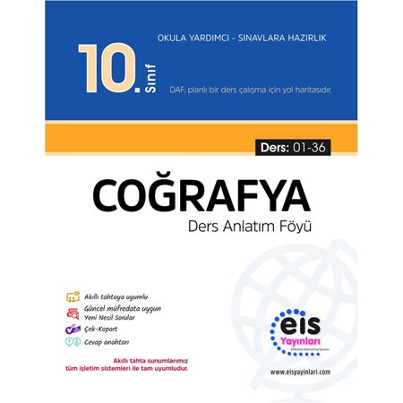 10. Sınıf Coğrafya Ders Anlatım Föyleri