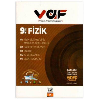 2021 9.Sınıf Fizik Video Anlatımlı Fasiküller Çap Yayınları