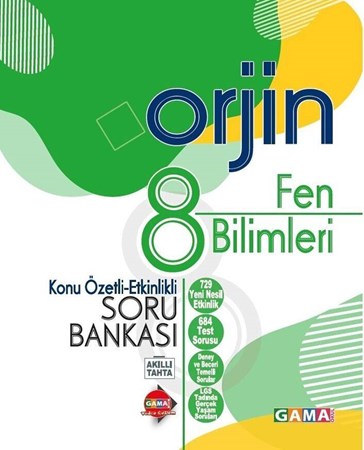 8. Sınıf Fen Bilimleri Orjin Konu Özetli Etkinlikli Soru Bankası