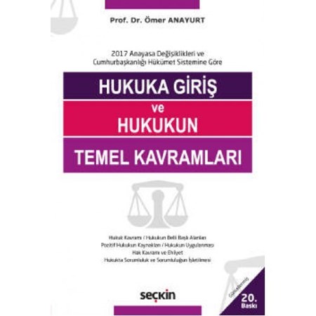 Hukuka Giriş Ve Hukukun Temel Kavramları