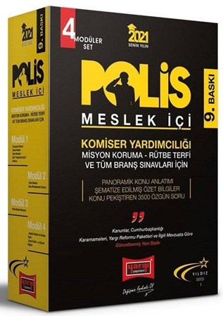 Yargı 2021 Polis Meslek İçi Komiser Yardımcılığı Modüler Set