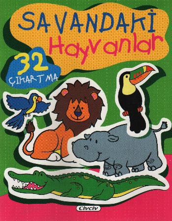 Savandaki Hayvanlar (32 Çıkartma)