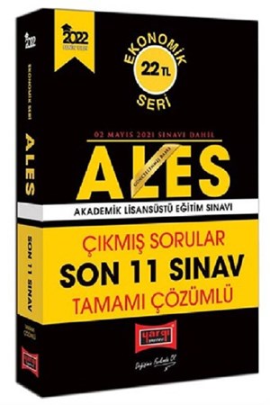 Yargı 2022 ALES Ekonomik Seri Tamamı Çözümlü Çıkmış Sorular Son 11 Sınav