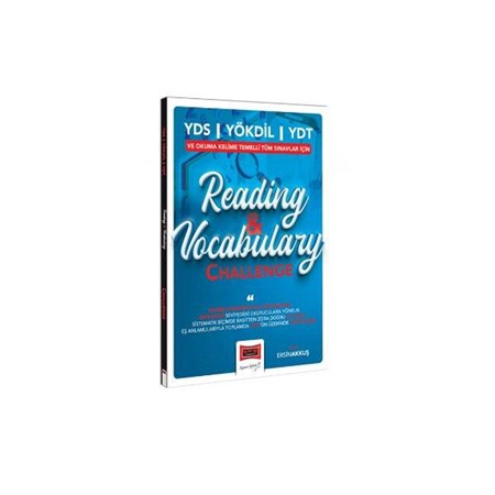 Yargı Yayınları 2023 YDS YÖKDİL YDT ve Okuma Kelime Temelli Tüm Sınavlar İçin Reading And Vocabulary Challenge