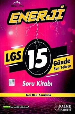 8.sınıf Enerji Lgs 15 Günde Son Tekrar Soru Kitabı