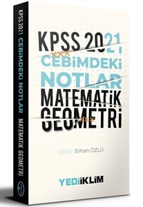 Yediiklim Yayınları 2021 Kpss Cebimdeki Notlar Matematik-Geometri