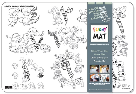 Funny Mat - Sayılar - Arapça 33,5x48cm