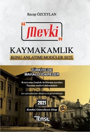 2021 Mevki Türkiye'de Mahalli İdareler / Kaymakamlık Konu Anlatımlı Modüler Seti