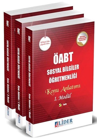 Lider 2019 Öabt Sosyal Bilgiler Öğretmenliği 3 Lü Modüler Konu Anlatımı