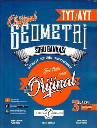 Orijinal Yayınları TYT AYT Geometri Soru Bankası
