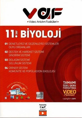 Çap Yayınları 11.Sınıf Biyoloji VAF Serisi 2022