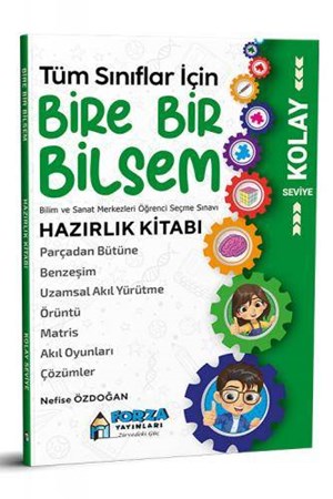 Tüm Sınıflar İçin Bire Bir Bilsem Kolay Seviye Hazırlık Kitabı