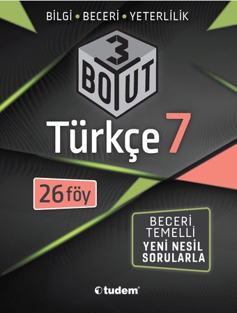Tudem 7. Sınıf Türkçe 3 Boyut (Yeni)