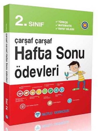 2.Sınıf Çarşaf Çarşaf Hafta Sonu Ödevleri / Mutlu Yayıncılık