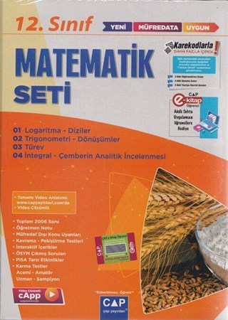 12. Sınıf Anadolu Matematik Seti