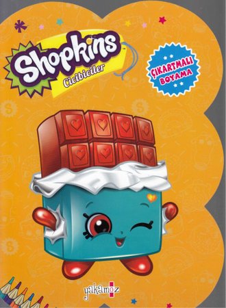 Shopkins Cicibiciler - Sarı Çıkartmalı Boyama