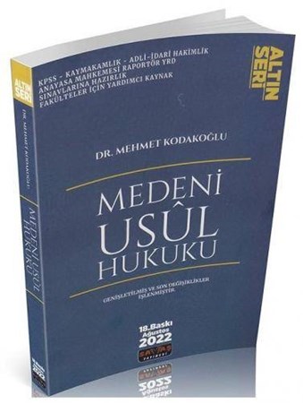 Medeni Usul Hukuku Altın Seri