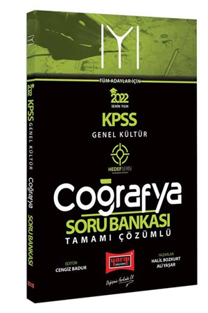 2022 KPSS Hedef Serisi IYI Genel Kültür Coğrafya Tamamı Çözümlü Soru Bankası